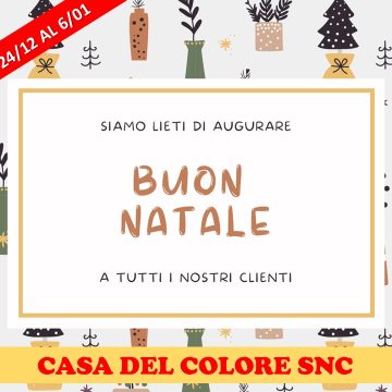 CHIUSURE DI NATALE 2025